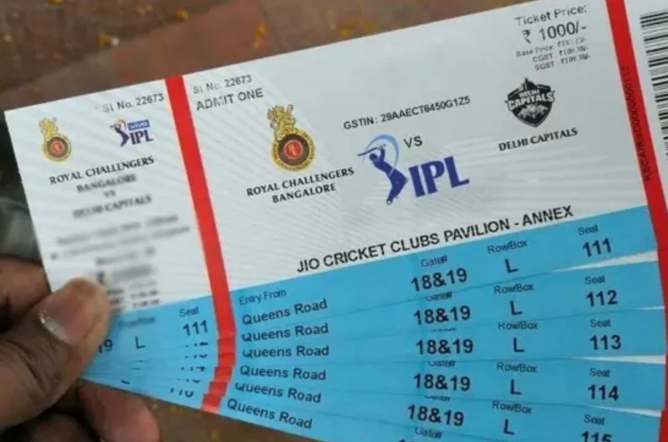 IPL 2024 Royal Challengers Bangalore and Chennai Super Kings Buy Tickets Online 